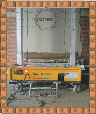 Concrete Wall Automatic Rendering Machine , Cement Mortar Plaster 100 m²/h