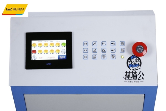 SMART Control Dinding Plesteran Rendering Mesin Otomatis Hidrolik Flap