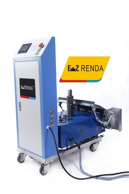 50/60 HZ Dinding Plesteran Peralatan Dengan Layar Sentuh / Mesin Semprot Semen